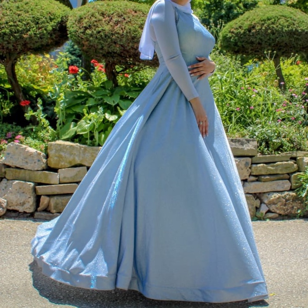 Prom dress that sparkles every time you move.